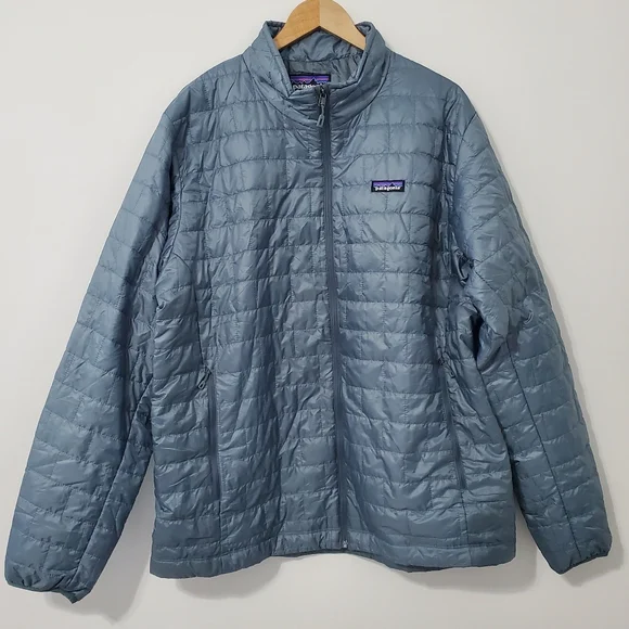 Patagonia Nano Puff Jacket Nouveau Green Packable Puffer Mens XXLarge NEW - Picture 2 of 8